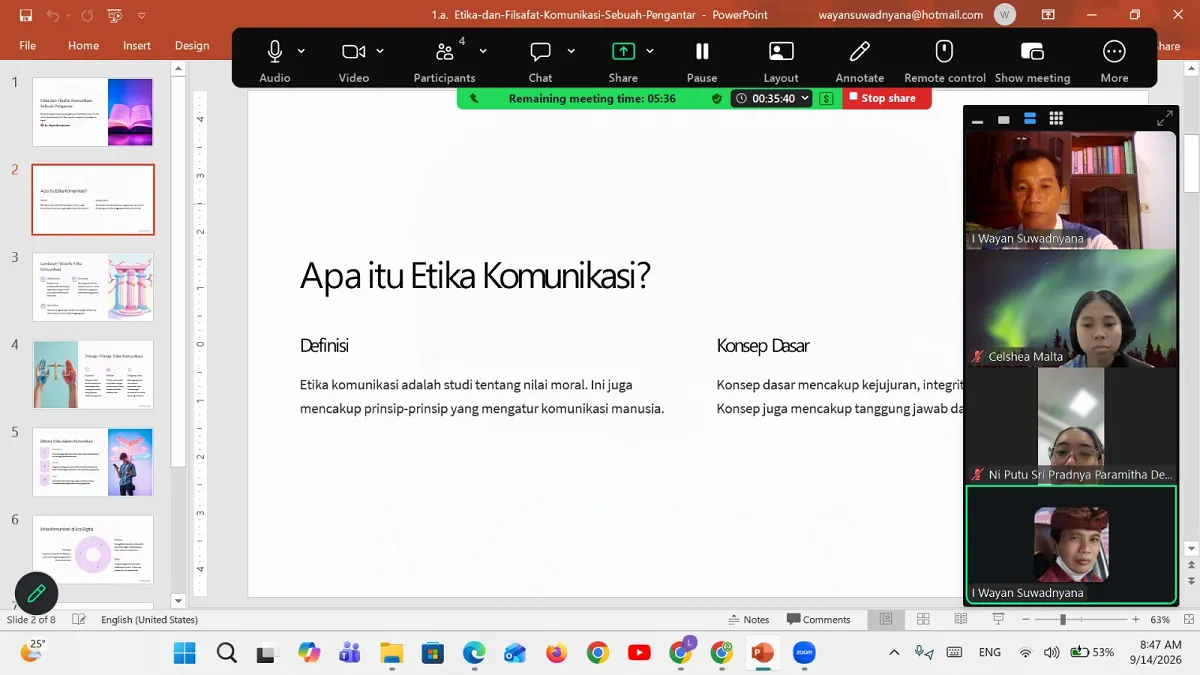 Semester Baru Dimulai, Dekan Dharma Duta Sampaikan Komitmen Perbaikan Layanan Perkuliahan