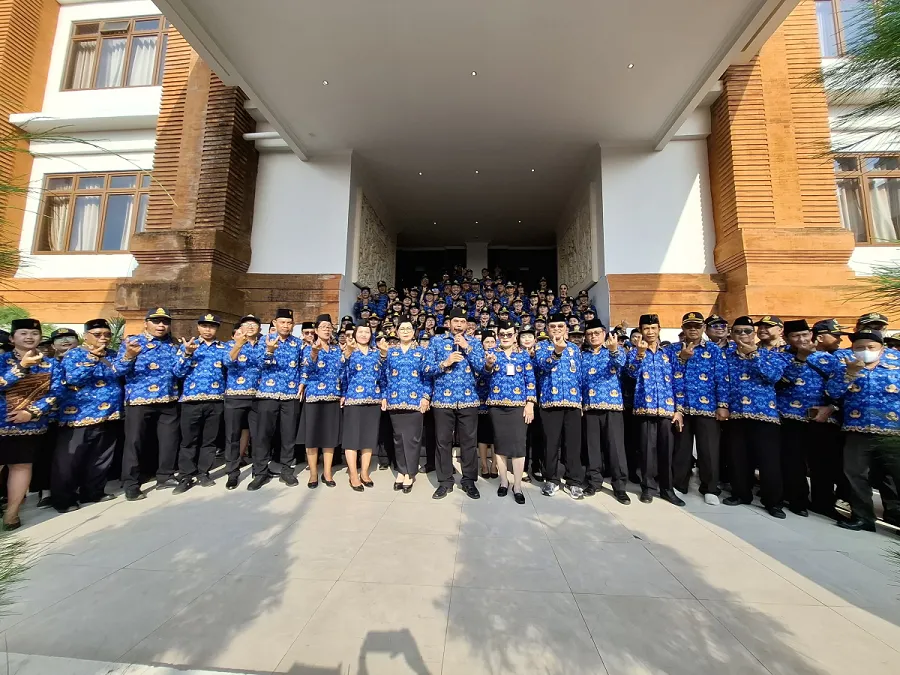 Peringati Hari Kesaktian Pancasila, UHN Sugriwa Gelar Upacara di Kampus Ratna