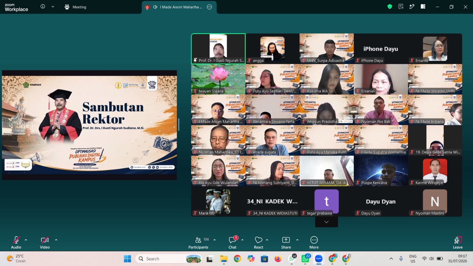 Kalender Akademik 2025/2026